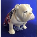 Royal Doulton Churchill Bulldog Draped in Union Jack - Small