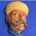 Vintage Bossons Chalkware Character Head - The Armenian