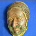 Vintage Bossons Chalkware Character Head - The Persian