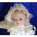 Vintage Crawling Baby Porcelain Doll