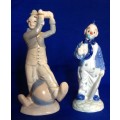 Porcelain Clown Figurines