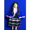 Original All Porcelain Dolls of the World Doll #39 Colombia