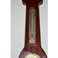 Vintage Wood and Brass Weather Station - Made in Germany