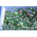 Two Boxes Assorted Marbles  - Approximately 500 Marbles