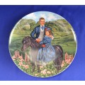 Knowles Vintage Porcelain Collectors Plate 1985 `Bonnie and Rhett` with COA and Box