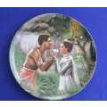 Knowles Vintage Porcelain Collectors Plate 1985 `We Kiss in a Shadow` with COA and Box