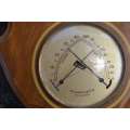 Two Instrument Weather Station on Kiaat Plaque - Made in France