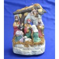 Vintage Musical Nativity Scene Christmas Ornament