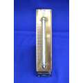 Vintage Brass Thermometer on Metal Stand