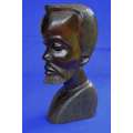 Hand Crafted Blackwood African Bust