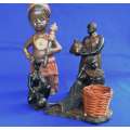 Selection of African Style Figurines - 4 Pieces