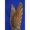 Carved Wooden Fish Eagle