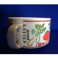 Vintage Regent Stone Recipe Soup Mugs Plus additional  Unmarked Soup Mug