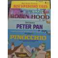 Various Vintage Vinyl Record  and Book Children`s stories -Disneyland