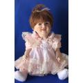 Vintage Full Porcelain Body Baby Doll - 1989
