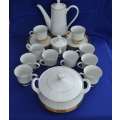 Gary Barr Presidential Collection Coffee Set - Reflections in Gold - 25 Pieces