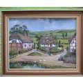 Wendy Mills Oil on Board, Signed and dated 1997- Framed