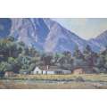 Framed Print `Farm near Denuy - Cape