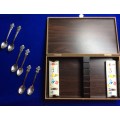 Rolex  Collectable Spoons - Set of Six in Wooden Box