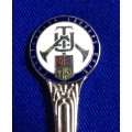 Collectible Enamelled Transvaal Landbou Unie Emblem Spoon and Cake Forks