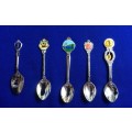 Assorted Collectible Spoons x 5