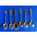 Assorted Collectible Spoons x 6