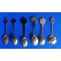 Assorted Collectible Spoons x 6