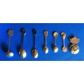 Small Assorted Collectible Spoons x 7