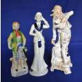 Vintage Porcelain figurines x 3