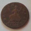 1749 European Coin