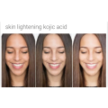 Skin lighting with kojic acid and glutathione