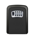 4 Digit Combination Wall Mounted Safe Box For Keys Black