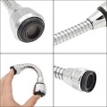 Turbo Flex  Stainless Steel Adjustable 360 Flexible Sink Faucet Extension