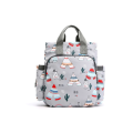 Large Capacity Multifunction Organizer Mommy Travel Backpack Baby Nappy Bag - Dark Grey