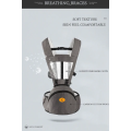 Multifunction Hip Seat Baby Carrier Breathable Infant Sling Backpack-Dark Grey