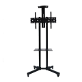 Mobile TV Mount Floor Stand Trolley Cart with Wheels for 32`-70` Screen