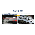 Universal Aluminum Alloy Luggage Basket For SUV Roof Rack -Double Deck - Silver  140cm*100cm