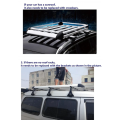 Universal Aluminum Alloy Luggage Basket For SUV Roof Rack -Double Deck - Silver  140cm*100cm