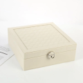 Multi-Purpose Jewellery Box with Large Mirror and 2 Trays White