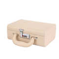 lockable jewelry box organizer product Beige