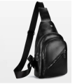New sports and leisure chest bag men`s outdoor messenger shoulder bag Black
