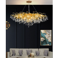 Modern Nordic Style Crystal Chandelier Gold 1200S