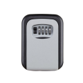 Wall Mounted Key Safe Storage Lock Box With 4-Digit Password - Silver