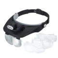 Headband Magnifier with LED Light & 4 Detachable Lens
