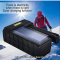 Solar Outdoor Strong Light Flashlight Searchlight Rechargeable Torches