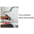 2 Way of Water Outlet Mode Faucet,Angle Adjustable,Pullout Hose - Round