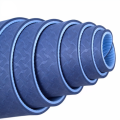 Yogi Eco-Friendly Non-Slip TPE Double Sided Yoga Mat - Gym Accessory - Navy & Light Blue