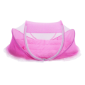 Portable Folding Infant Newborn Baby Anti-Mosquito Cradle Bed Tent - Pink