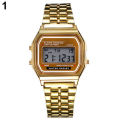 Gold Retro Classic Digital watch