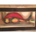 LISTED SOUTH AFRICAN ARTIST-Hargreaves Ntukwana `Signed` original painting